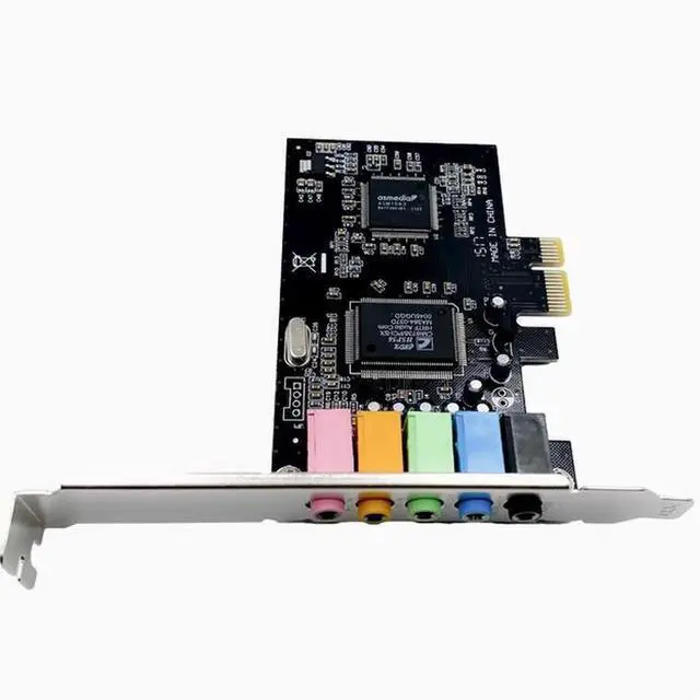 Alt view image 5 of 5 - PCI-E 5.1 Desktop built-in sound card Stereo audio card CMI8738 with reverb support for win7