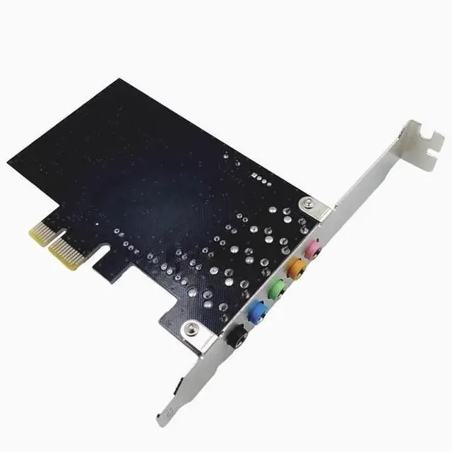 Alt view image 2 of 5 - PCI-E 5.1 Desktop built-in sound card Stereo audio card CMI8738 with reverb support for win7