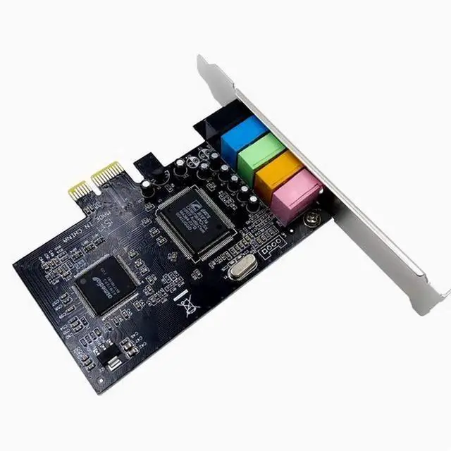 Alt view image 3 of 5 - PCI-E 5.1 Desktop built-in sound card Stereo audio card CMI8738 with reverb support for win7
