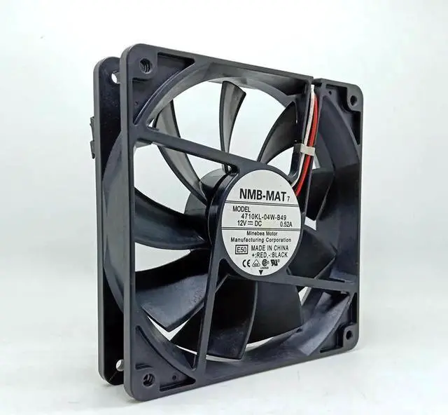 Main image of 12cm Case Fan for NMB 12025 4710KL-04W-B49 DC 12V 0.52A 120mm Ball Bearing High Speed Large Air Volume Chassis Axial Cooling Fan