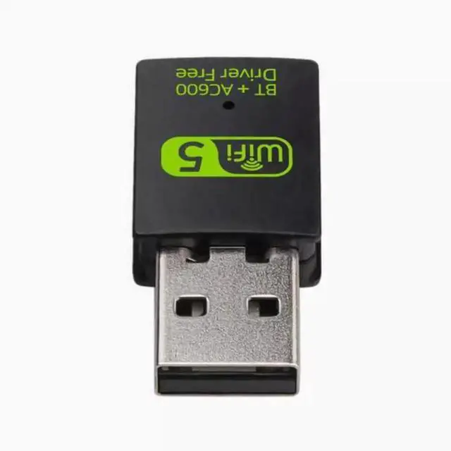 Alt view image 4 of 4 - USB Bluetooth 5.0 Wireless card 600Mbps dual-band wireless card driver free WiFi Bluetooth 2 in 1 600M + Bluetooth 5.0 drive-free