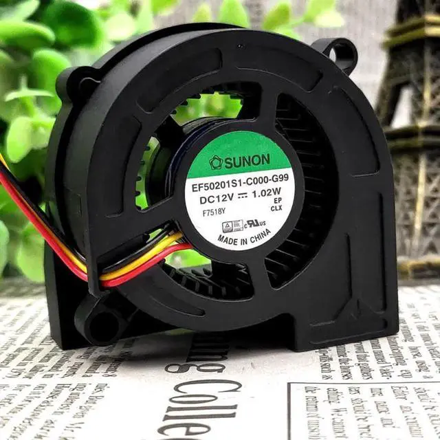 Alt view image 4 of 6 - New For Optoma T761ST SUNON EF50201S1-C000-G99 12V 1.02W Projector Fan