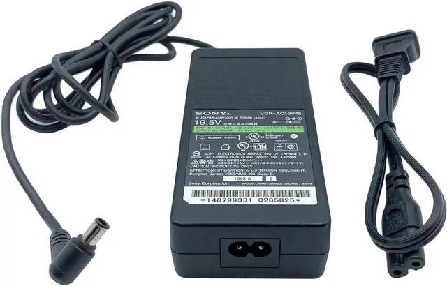 Alt view image 5 of 5 - So-ny VGP-AC19V45 AC Adapter for So-ny VAIO SVJ20217CXW SVJ202A11L W/Cord Genuine