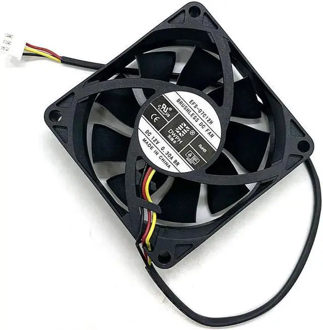 Alt view image 2 of 4 - for DWPH UPS C1K C2K C3K Power Supply PSU Cooling Fan,EFS-07C12H 70mm 7cm 70X70X15mm 12V 0.30A Mute Silent Cooler