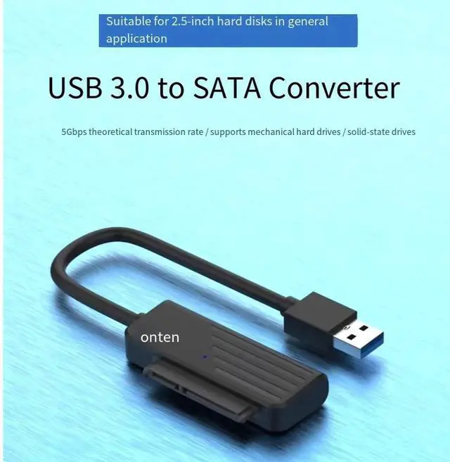 Alt view image 5 of 6 - SATA to USB3.0 hard drive enclosure adapter 5Gbps, suitable for 2.5-inch desktop and laptop computers to replace optical drives with mechanical ssd solid-state drives