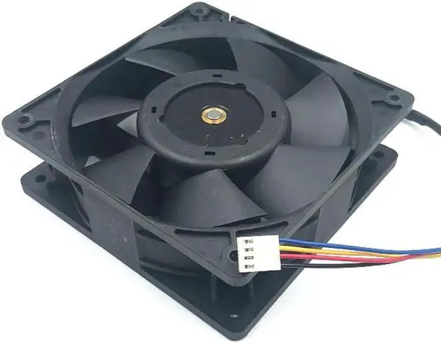 Alt view image 2 of 4 - PFC1212DE Delta 12V PWM 120mm 12038 fan 1.5K-5.5K RPM 252 CFM BEAST cooling fan 4-PIN 4 wire