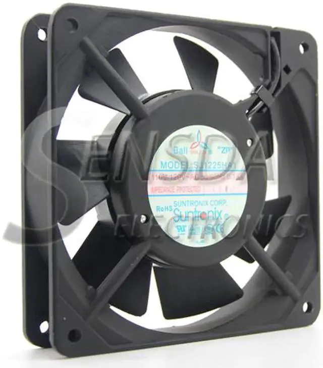 Main image of 12cm case cooler cooling fan Suntronix SJ1225HA1 12025 1225 120*120*25 120mm 110V 120V 50/60HZ 0.18A Axial fan