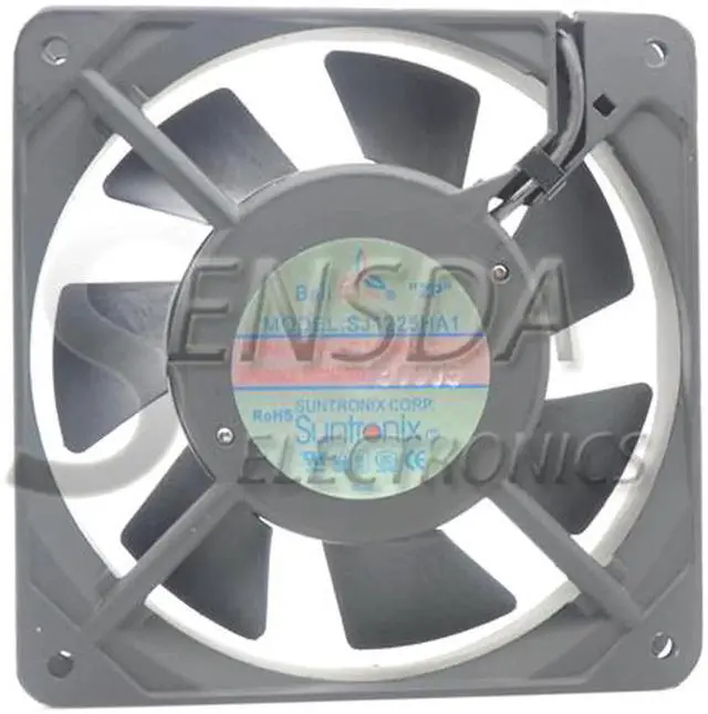 Alt view image 2 of 7 - 12cm case cooler cooling fan Suntronix SJ1225HA1 12025 1225 120*120*25 120mm 110V 120V 50/60HZ 0.18A Axial fan