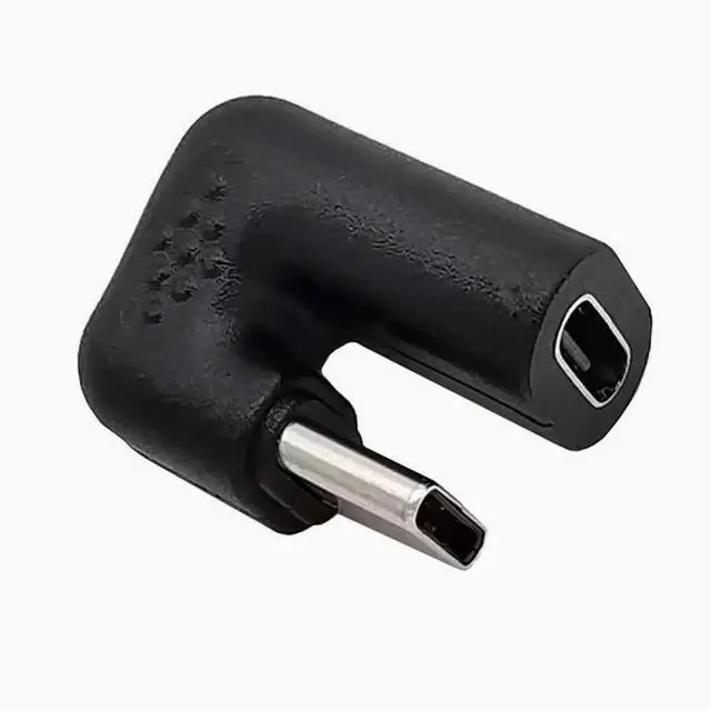 Alt view image 3 of 5 - U-bend type-c male to female data charging Android phone tablet game power supply cable adapter