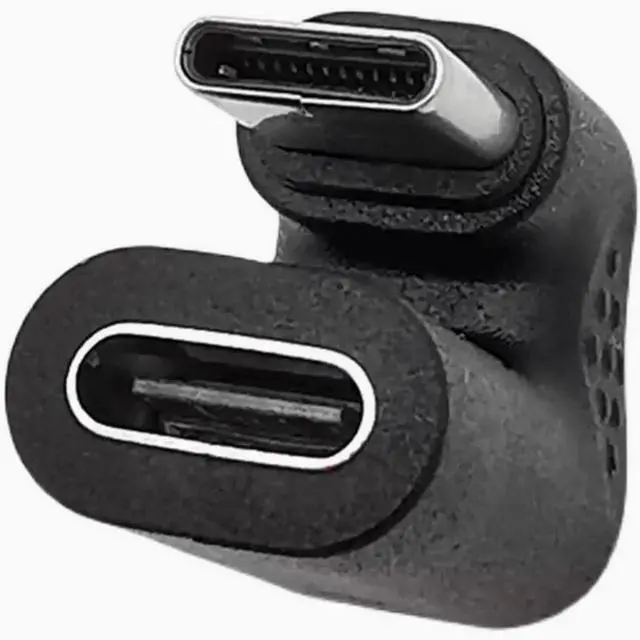 Alt view image 2 of 5 - U-bend type-c male to female data charging Android phone tablet game power supply cable adapter