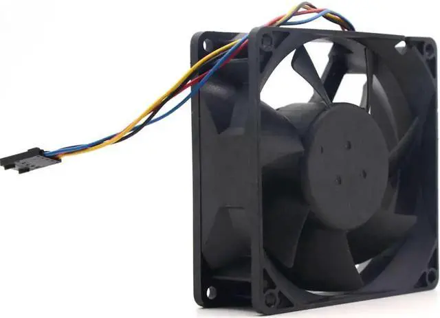 Alt view image 3 of 5 - FOXCONN PV903212PSPF 0A 9232 9032 12V 0.6A 83CFM PWM axial fan WC236-A00 9cm case cooling fan
