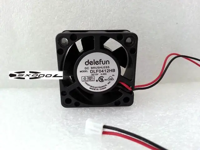 Alt view image 5 of 5 - Delefun DLF0412LB 4020 12V 4CM for Switch Inverter Accessories Cooling Fan Mute Fan Hydraulic