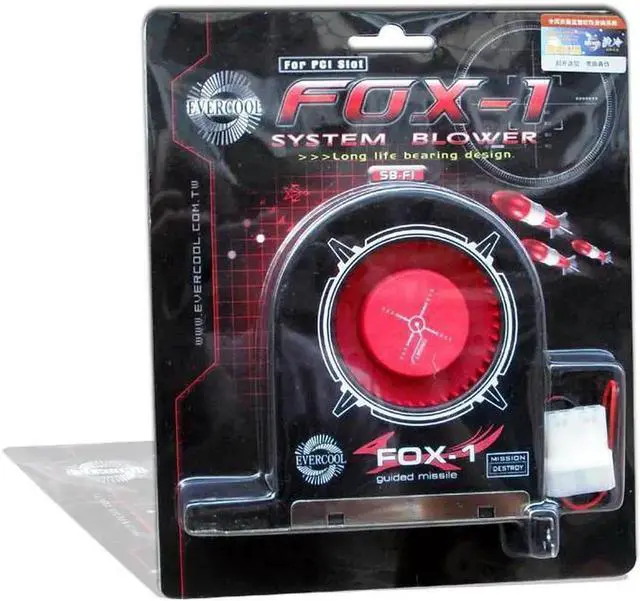 Alt view image 2 of 4 - New original FOX-1 system chassis fan PCI bit turbine exhaust fan cooling auxiliary graphics chassis ventilation the exhaust fan installed on the PCI position of the cabinet 100mm case cooler