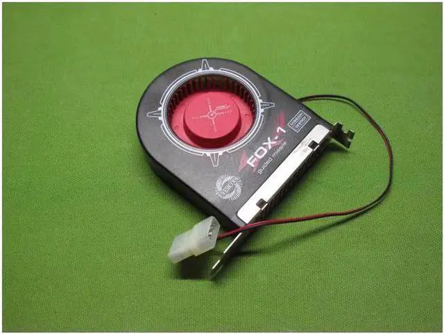 Alt view image 3 of 4 - New original FOX-1 system chassis fan PCI bit turbine exhaust fan cooling auxiliary graphics chassis ventilation the exhaust fan installed on the PCI position of the cabinet 100mm case cooler