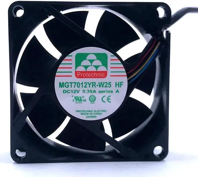 Main image of MGT7012YR-W25 7025 70MM 70*70*25MM Fan Comptuter CPU Cooling fan 12V 0.39A 4pin