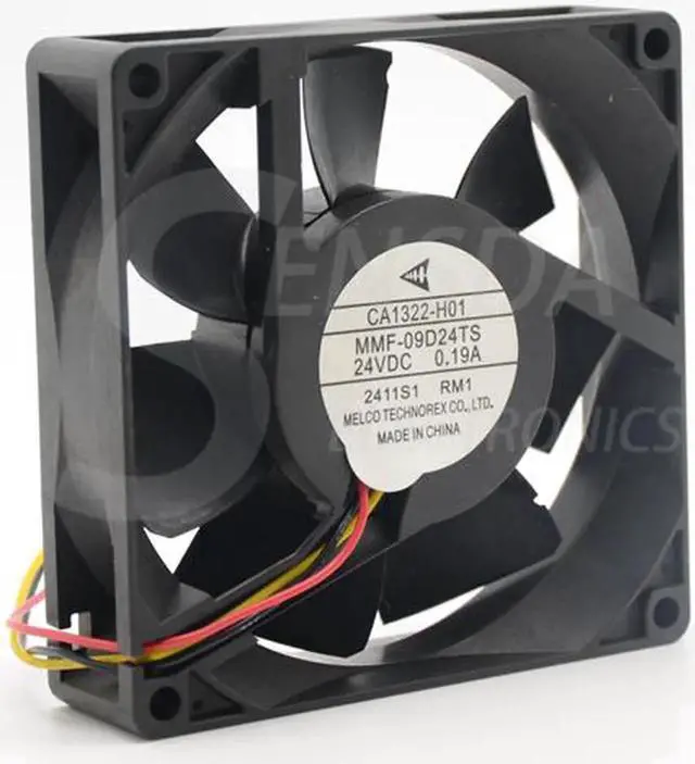 Main image of For Mitsubishi inverter fan CA1322-H01 Melco MMF-09D24TS RM1 9025 DC24V 0.19A 9CM cooling fan