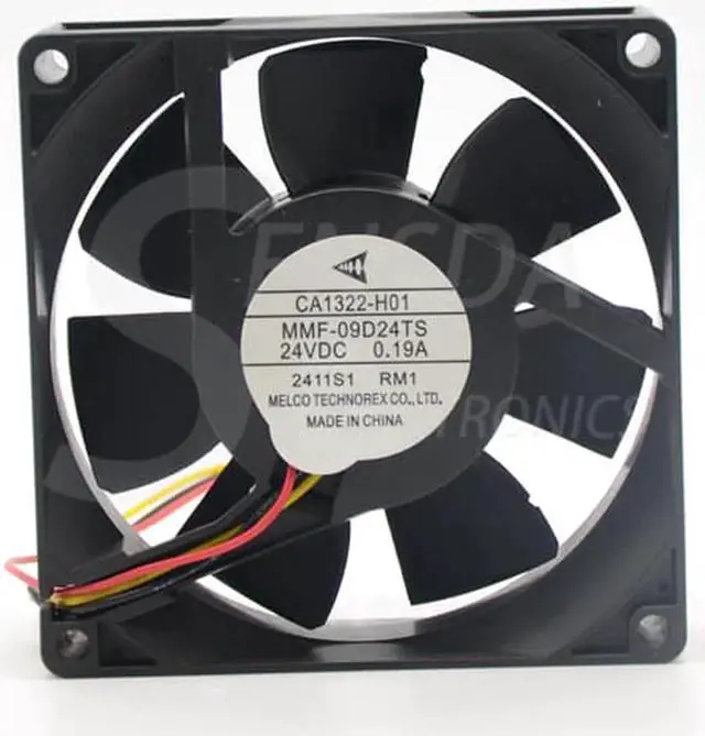 Alt view image 5 of 6 - For Mitsubishi inverter fan CA1322-H01 Melco MMF-09D24TS RM1 9025 DC24V 0.19A 9CM cooling fan