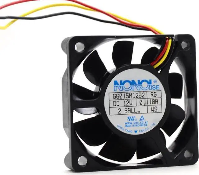 Main image of Nonoise G6015M12B2 6015 DC 12V 0.110A For Samsung DMD Fan HLN5065 HLN5665 HLN6165 HLN467 TV fan 6cm cpu cooler
