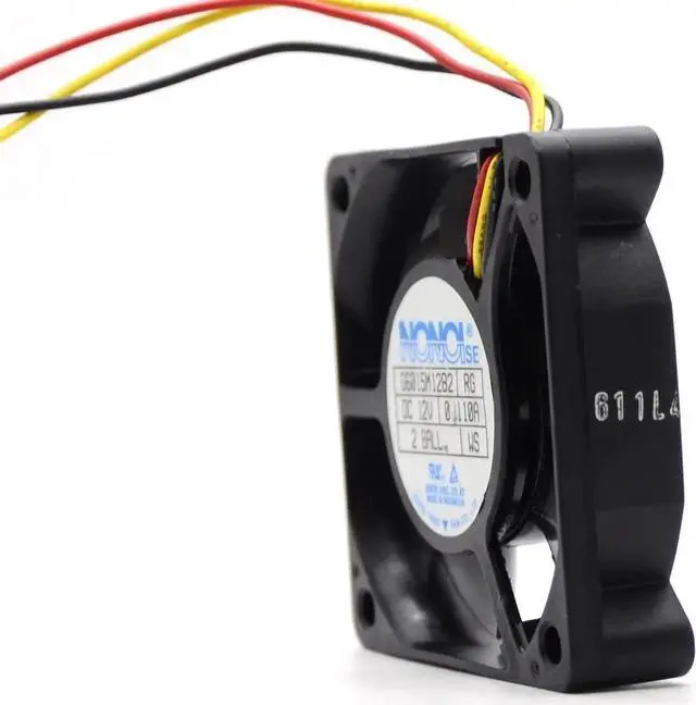 Alt view image 6 of 6 - Nonoise G6015M12B2 6015 DC 12V 0.110A For Samsung DMD Fan HLN5065 HLN5665 HLN6165 HLN467 TV fan 6cm cpu cooler