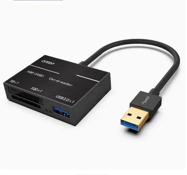 Main image of XQD card USB3.0 high-speed card reader, camera DSLR SD card reader, compatible with SONY M/G series memory card USB flash drive reader
