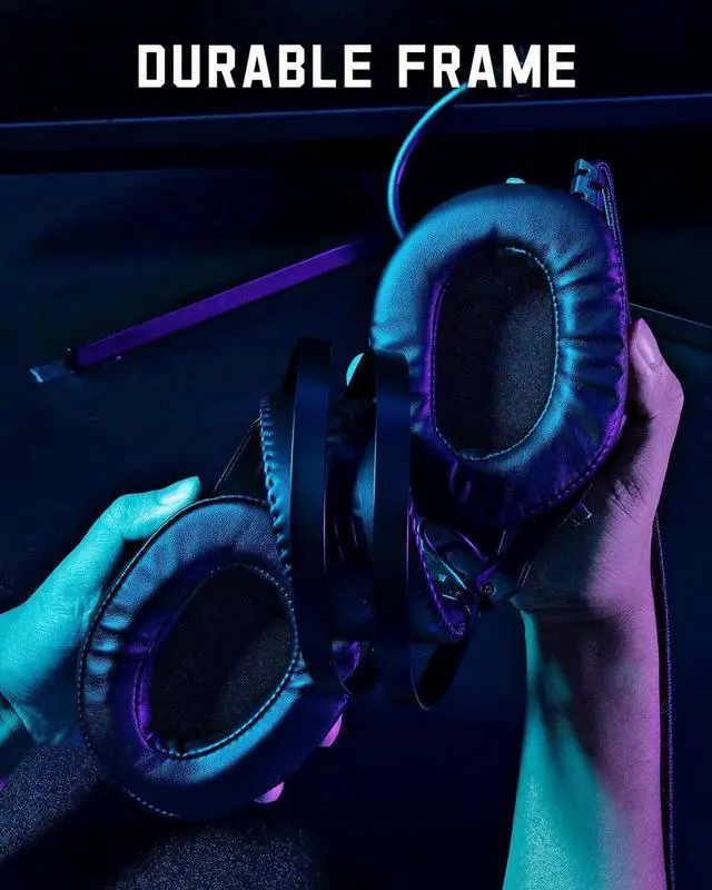 Main image of Wired Gaming Headset for X-box One Series X/S PS-4 PS-5 PC Switch, Noise Canceling Compoter Headphones with Microphone, 3.5mm Audio Jack, Auto-Adjust Headband