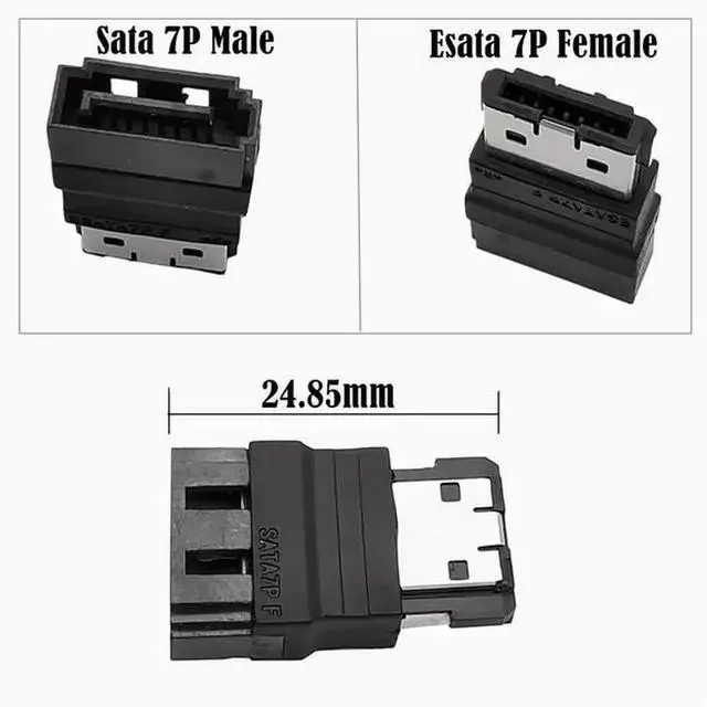 Main image of SATA Revolution eSATA female PS3 Unlimited upgrade SSD built-in to External Hard drive cable 7p hard drive adapter