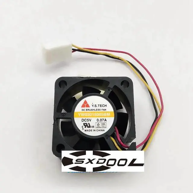 Main image of Y.S TECH YW03015005BM DC 5V 0.07A 30mm 3015 mute double ball bearing cooling fan