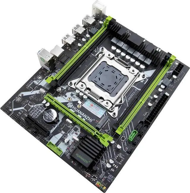 Alt view image 2 of 6 - X79 M PRO LGA 2011 XEON X79 Motherboard with Intel E5 2640 with 2*8GB DDR3 RECC memory combo kit set NVME
