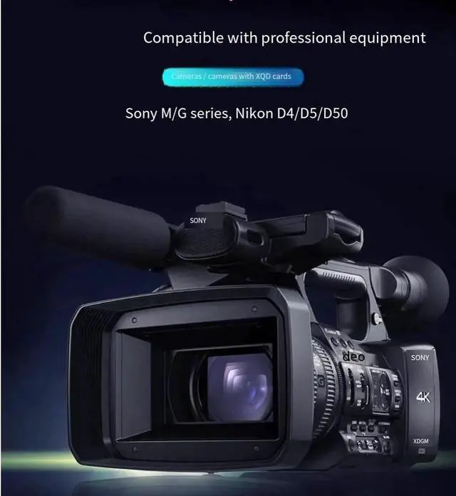 Alt view image 4 of 5 - TYPE-C XQD high-speed card reader, camera single-lens reflex SD card reader, compatible with SONY M/G series memory card and USB flash drive reader