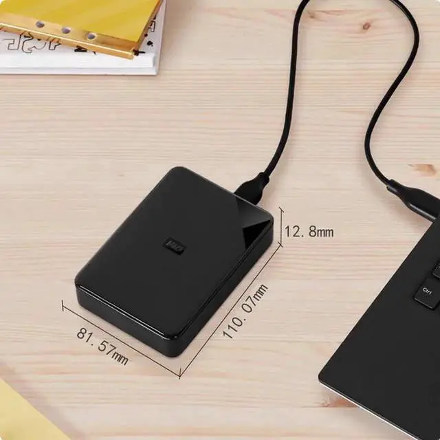 Alt view image 3 of 6 - W-D Mobile Hard Drive Element SE version 1TB 2.5 "WDBEPK0020BBK