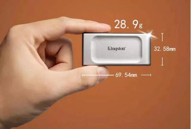 Alt view image 4 of 6 - XS2000 2TB mobile SSD Type-C high-speed USB3.2 portable compact