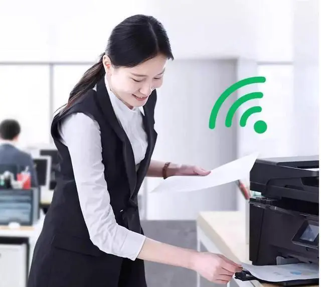 Alt view image 4 of 6 - ugreen printer network sharer service wireless receive automatic no-switch wired usb retrofit wifi module connection LAN share one drag more than one drag two computer print box