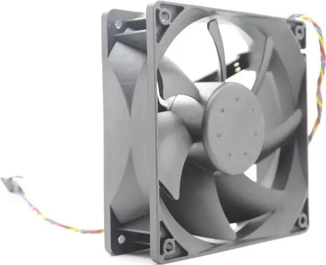 Alt view image 3 of 7 - Foxconn 12CM Case Cooler Foxconn 120MM DC 12V 0.90A 4 Wired Cooling Fan (PV123812DSPF 01)