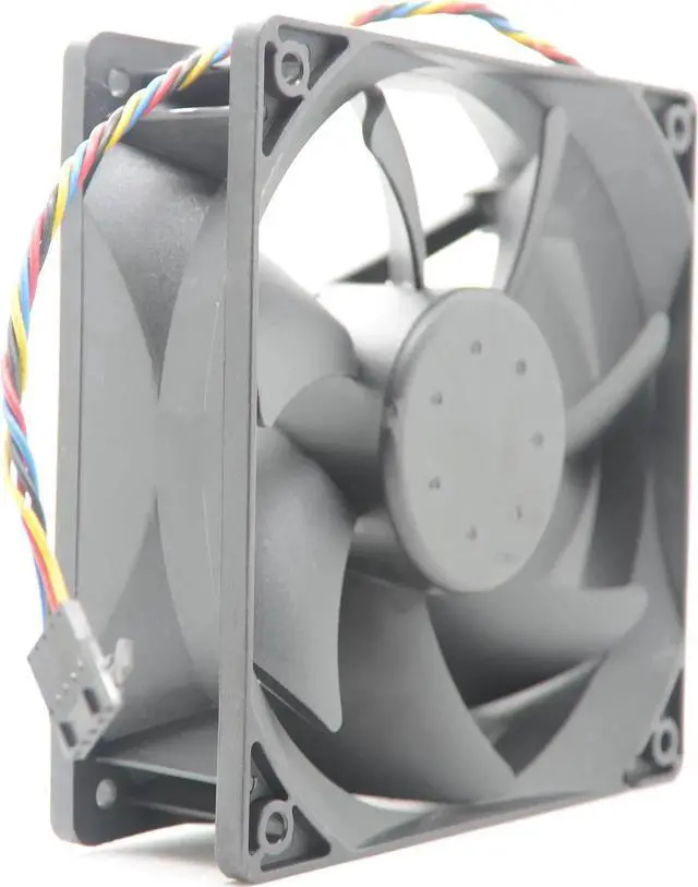 Alt view image 6 of 7 - Foxconn 12CM Case Cooler Foxconn 120MM DC 12V 0.90A 4 Wired Cooling Fan (PV123812DSPF 01)
