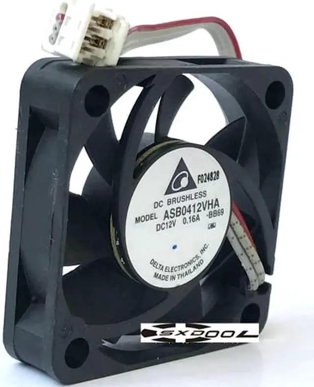 Alt view image 4 of 4 - Delta 4010 ASB0412VHA -BB69 12V 0.16A 3wires 3 pins case fan 4cm cpu fan