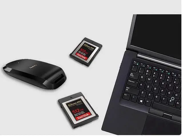 Alt view image 3 of 4 - San-disk CFE CFexpress card reader R5 D6 1dx SLR camera memory card SDDR-F451