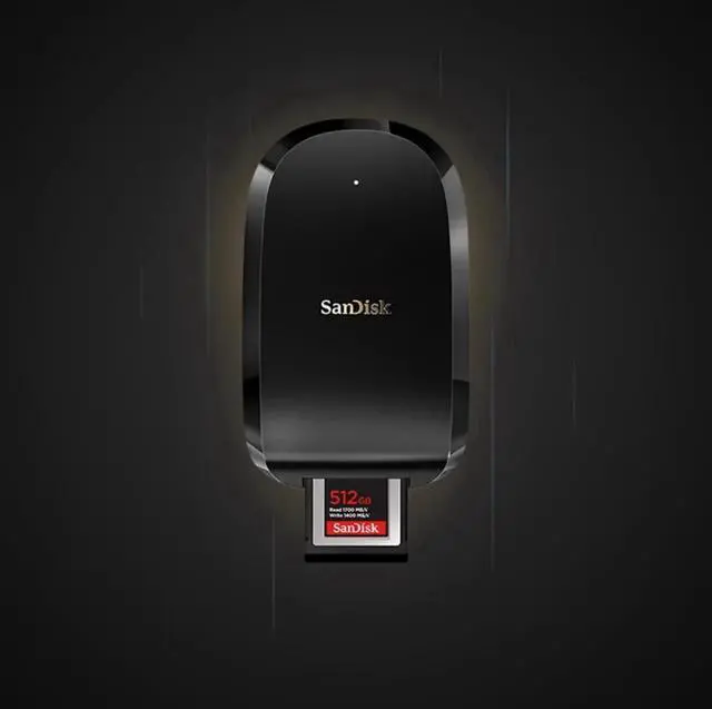 Alt view image 4 of 4 - San-disk CFE CFexpress card reader R5 D6 1dx SLR camera memory card SDDR-F451