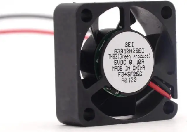 Alt view image 4 of 5 - SEI A3010H05ED 30*30*10 mm 3010 3cm DC 5V 0.10A small micro cooling fan notebook cooler