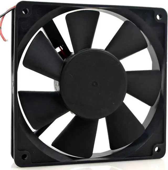 Alt view image 4 of 4 - 12cm ADDA AD1212HB-A71 120*120*25mm DC 12V 0.34A 2wire case cooling fan