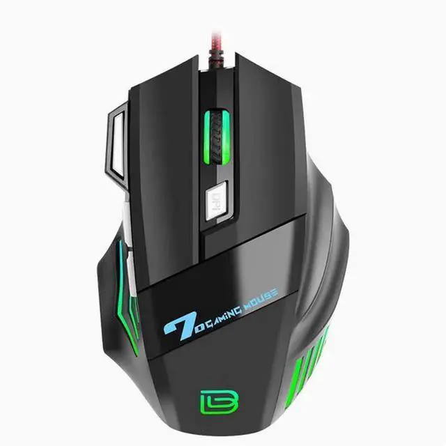 Main image of BAJEAL Gaming G5 Light emitting esports Big Mouse USB Mouse 7D Fire key mechanical wired mouse