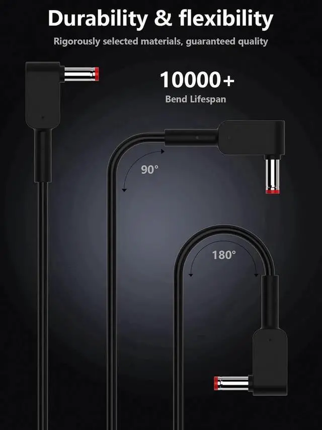 Alt view image 3 of 6 - 180W 19.5V 9.23A Charger AC Adapter for Ac-er Nitro 5 7 Acer Predator Helios 300 PH317-53-77YL PH317-54-70Z5 Acer Predator Triton 300 PT315-52-73WT PT315-52-7337 Laptop Power Adapter (5.5mm*1.7mm)