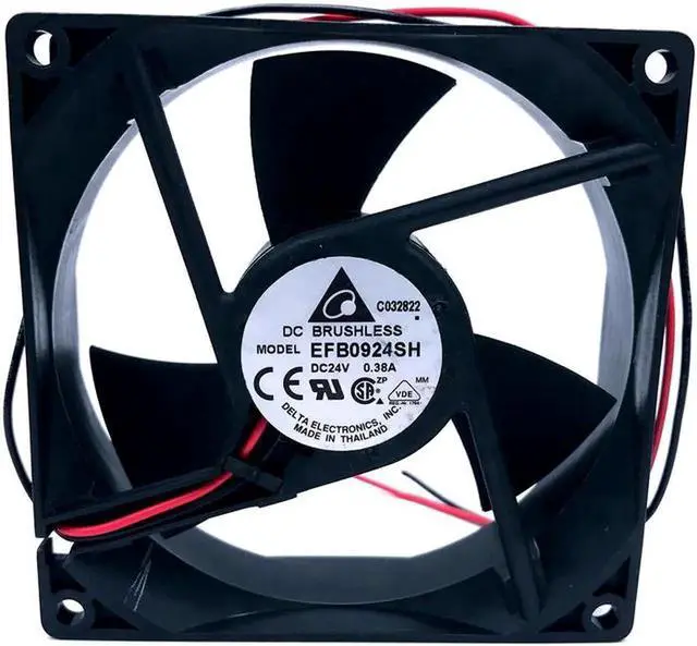 Main image of NEW For delta EFB0924SH DC 24V 0.38A 9CM 9025 9225 92*92*25MM frequency axial cooling fan