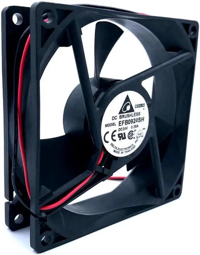 Alt view image 3 of 4 - NEW For delta EFB0924SH DC 24V 0.38A 9CM 9025 9225 92*92*25MM frequency axial cooling fan