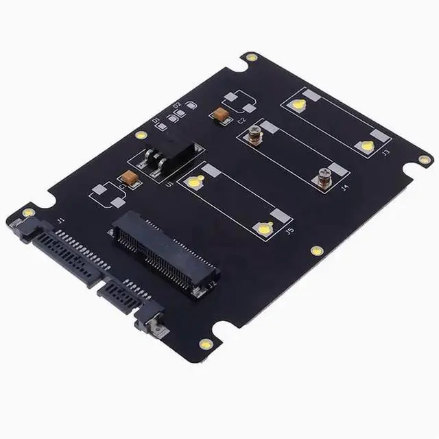 Alt view image 2 of 4 - MSATA to SATA adapter card SSD box MSATA to SATA3 interface converter