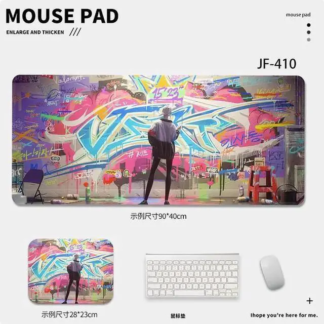 Main image of VALORANT game mouse pad Extended Gaming Mouse Pad with Stitched Edges, Large Mouse pad with Non-Slip Rubber Base for Work & Gaming, Office & Home,