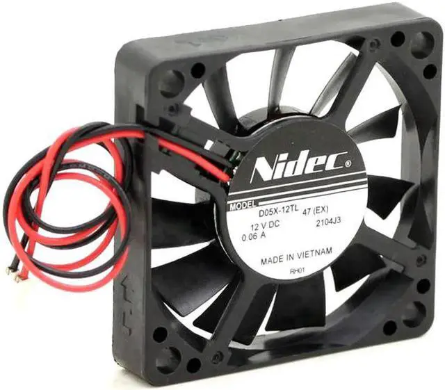 Alt view image 2 of 5 - Original D05X-12TL 12V 0.06A 5010 5CM 5 ultra-quiet cooling fan for NIDEC case cooler