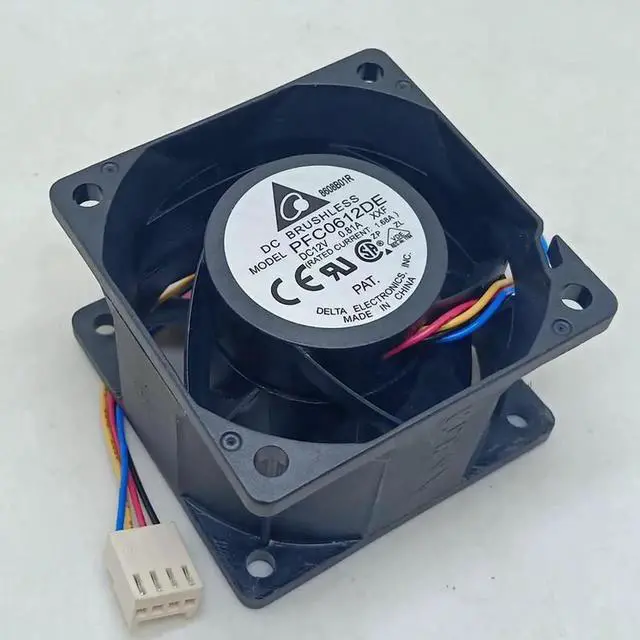 Main image of Delta 6cm 6038 12V High Speed PWM Temperature Control PFC0612DE Computer Cabinet Power Server Fan