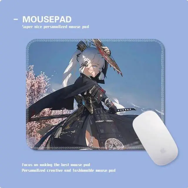 Main image of Kamisato Ayaka Mouse pad Small Genshin Impact gaming table pad Computer keyboard pad Medium mouse pad 30X25CM White