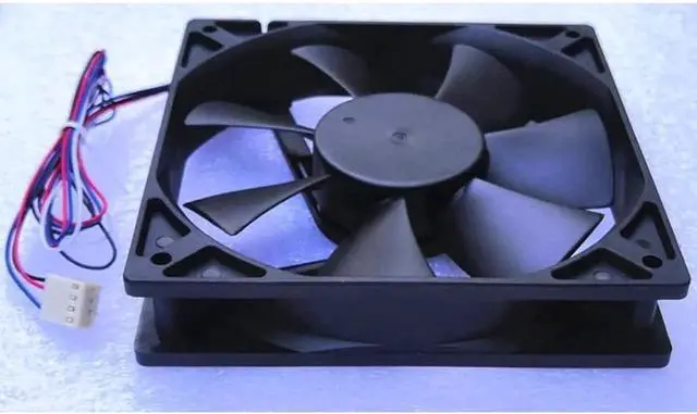 Alt view image 2 of 3 - DF121225BU -D 12025 12cm Cooling Fan Dual Ball 4-Wire PWM fans 12cm 12V 0.65a 120X120X25mm