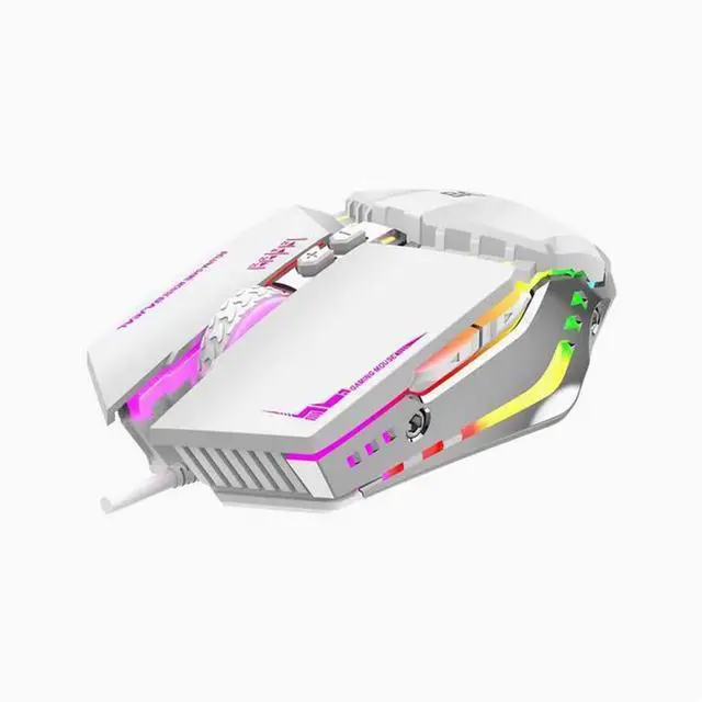 Main image of BAJEAL G7 Wired Gaming mouse esports Eating Chicken 7D Light Wired Mouse Flash USB Mouse desktop White